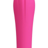 Розовый миниатюрный вибромассажер Edward с усиками - 14,5 см. купить в секс шопе