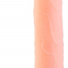 Телесный реалистичный фаллоимитатор - 39,5 см. купить в секс шопе