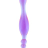 Фиолетовый двусторонний анальный стимулятор - 20 см. купить в секс шопе
