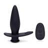 Черный анальный виброплаг для простаты Impaler - 14 см. купить в секс шопе