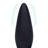 Черный анальный виброплаг для простаты Impaler - 14 см. купить в секс шопе