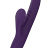 Фиолетовый вибратор с клиторальным стимулятором Nalone Peri - 23,3 см. купить в секс шопе