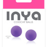 Фиолетовые вагинальные шарики без сцепки  INYA Coochy Balls Purple купить в секс шопе