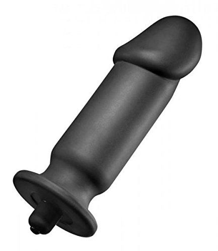 Анальный вибратор XL Silicone Vibrating Anal Plug - 19,5 см. купить в секс шопе