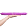 Фиолетовый двусторонний вибратор Nixon - 35 см. купить в секс шопе