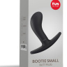 Черный анальный стимулятор Bootie S - 7,5 см. купить в секс шопе