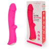 Ярко-розовый вибромассажер 5  Silicone Wild Passion - 19,1 см. купить в секс шопе