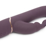 Фиолетовый вибратор Come to Bed Rechargeable Slimline G-Spot Rabbit Vibrator - 22,2 см. купить в секс шопе