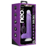 Фиолетовый вибратор-реалистик Encore 8 Inch Vibrating Dildo - 21,6 см. купить в секс шопе