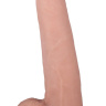 Фаллоимитатор телесного цвета на подошве-присоске - 21,7 см. купить в секс шопе