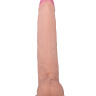 Фаллоимитатор телесного цвета на подошве-присоске - 21,7 см. купить в секс шопе