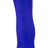 Синий перезаряжаемый вибратор Nude Impressions 01 - 15 см. купить в секс шопе