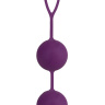 Фиолетовые вагинальные шарики из силикона  купить в секс шопе