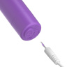 Фиолетовая вибропуля с пультом Rechargeable Remote Control Bullet - 7,62 см. купить в секс шопе