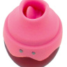 Розовое яичко с подвижным язычком HAPPY EGG купить в секс шопе