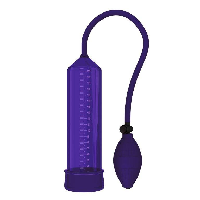 Фиолетовая вакуумная помпа - 25 см. купить в секс шопе