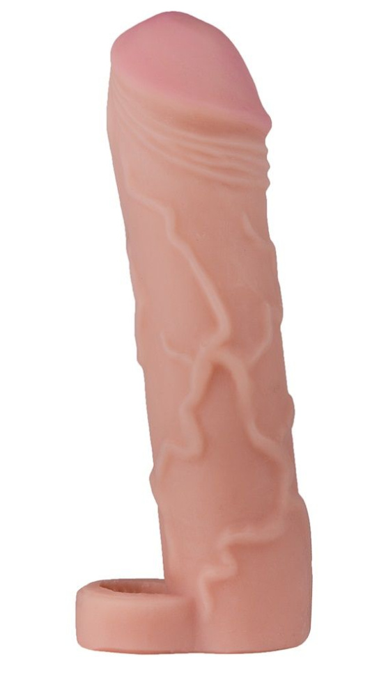 Фаллоудлинитель с кольцом COCK size XL - 21 см. купить в секс шопе