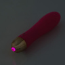 Розовый гладкий вибратор Massage Wand - 14 см. купить в секс шопе