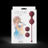 Набор бордовых вагинальных шариков Love Story Diva купить в секс шопе