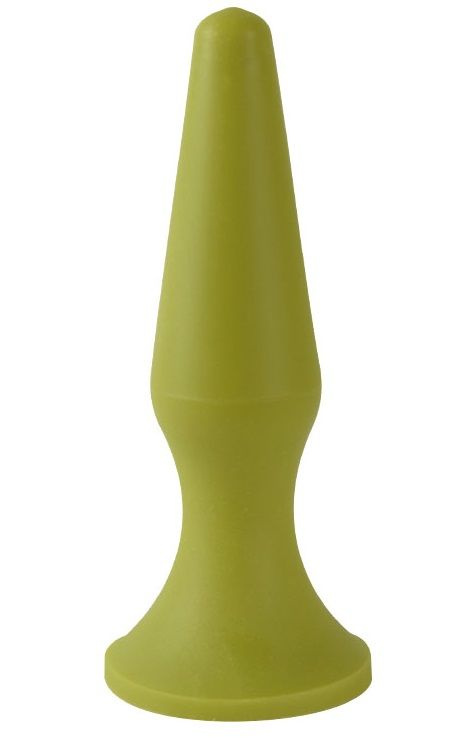 Зеленая анальная пробка - 11 см. купить в секс шопе