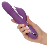 Фиолетовый вибромассажер-кролик Enchanted Kisser с поступательными движениями купить в секс шопе