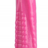 Розовый анальный реалистичный стимулятор на присоске - 25,5 см. купить в секс шопе