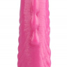 Розовый анальный реалистичный стимулятор на присоске - 25,5 см. купить в секс шопе