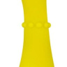 Желтый вибратор на присоске Nude Impressions 04 - 18 см. купить в секс шопе