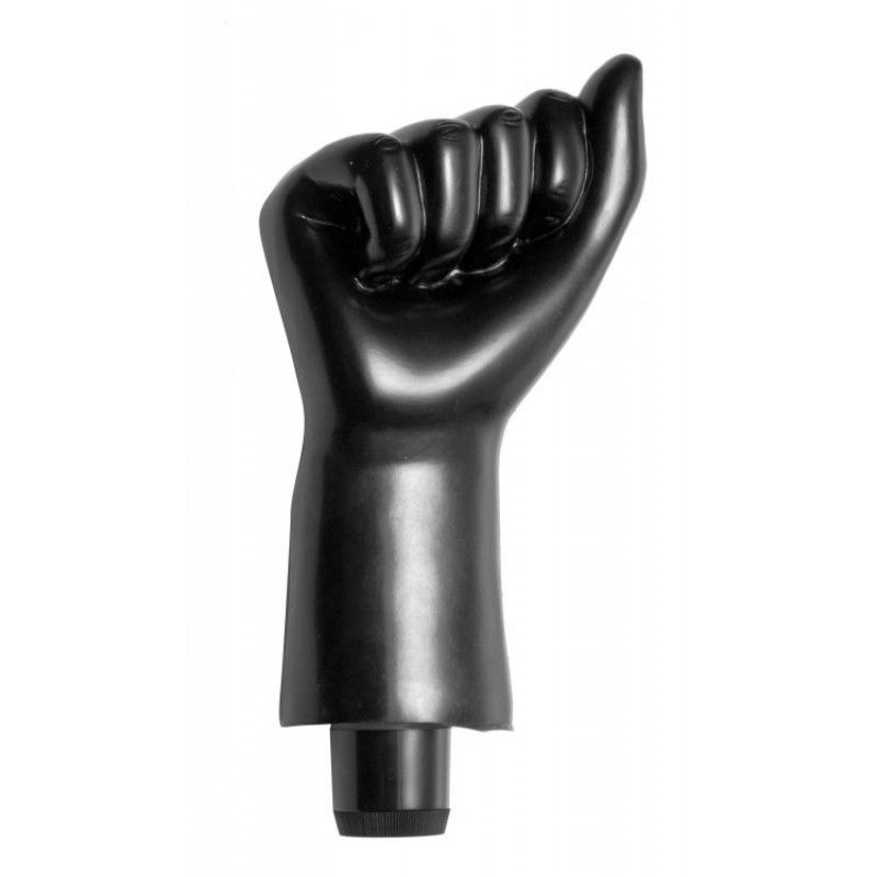 Рука с вибрацией, сжатая в кулак, для фистинга - 20 см. купить в секс шопе