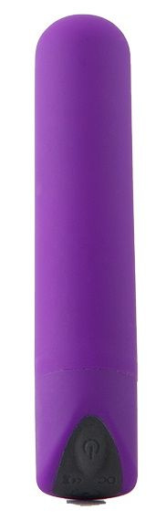 Фиолетовый мини-вибратор POWERFUL BULLET купить в секс шопе