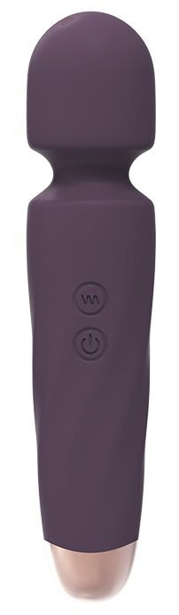 Фиолетовый вибромассажёр NOMIA - 19,5 см. купить в секс шопе