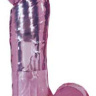 Гелевый вибратор розового цвета купить в секс шопе