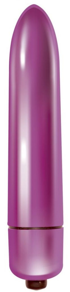 Розовая гладкая вибропуля Mae - 9 см. купить в секс шопе