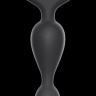 Чёрная анальная цепочка Ultimate Beads - 17 см. купить в секс шопе