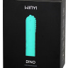 Зеленый мини-вибратор Dino - 10,9 см. купить в секс шопе