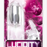 Прозрачный вибратор с клиторальным зайкой Lucidity Big Bang Light Up Vibe - 16 см. купить в секс шопе