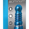 Голубой аллюминиевый вибратор BLUE SMALL - 7,5 см. купить в секс шопе