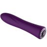 Фиолетовый классический вибромассажер Jewel - 19,5 см. купить в секс шопе