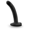 Черный анальный фаллоимитатор на присоске Twist Small - 17 см. купить в секс шопе
