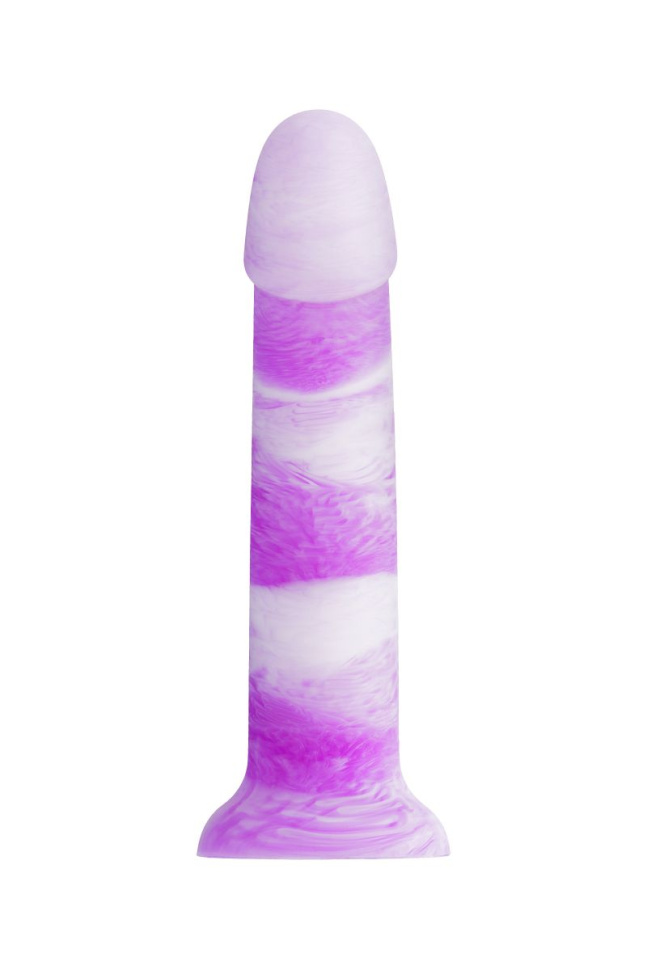 Фиолетовый фаллоимитатор Neil - 18 см. купить в секс шопе