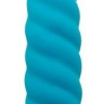 Голубой спиралевидный вибратор ECSTASY Charismatic Vibe - 20,7 см. купить в секс шопе