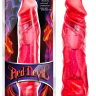 Красный вибратор-реалистик Lucifer Sam - 22,86 см. купить в секс шопе