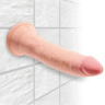 Телесный фаллоимитатор на присоске 7 Triple Density Cock - 21 см. купить в секс шопе