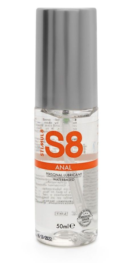 Анальная смазка на водной основе S8 Anal Lube - 50 мл. купить в секс шопе