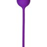 Фиолетовый силиконовый вагинальный шарик A-Toys с ушками купить в секс шопе