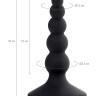 Черная анальная втулка Bootes - 10 см. купить в секс шопе