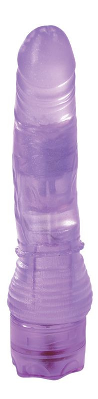 Фиолетовый гелевый вибратор THE PATH FINDER 6 JELLY PURPLE - 15,2 см. купить в секс шопе