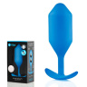 Синяя пробка для ношения B-vibe Snug Plug 5 - 14 см. купить в секс шопе