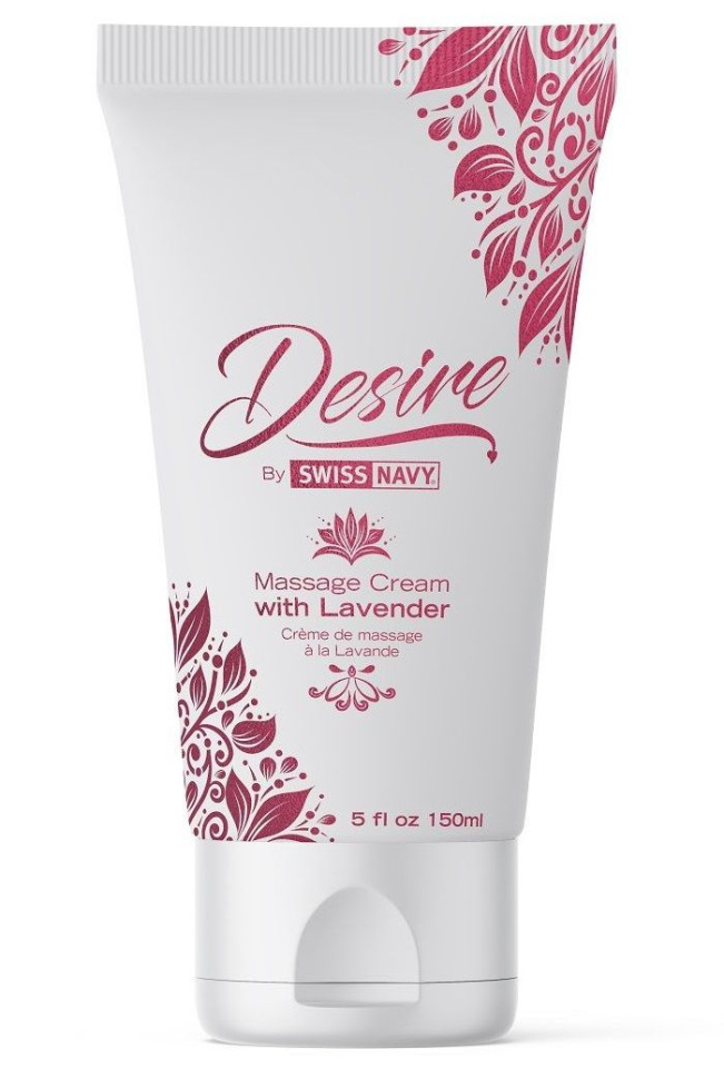 Массажный крем с ароматом лаванды Desire Massage Cream with Lavender - 150 мл. купить в секс шопе