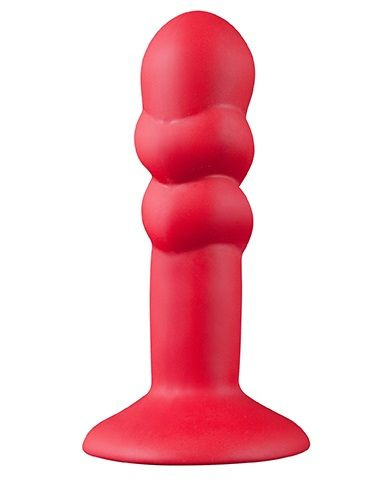 Красная анальная пробка SHOVE UP 5INCH SILICONE BUTT PLUG RED - 12,7 см. купить в секс шопе